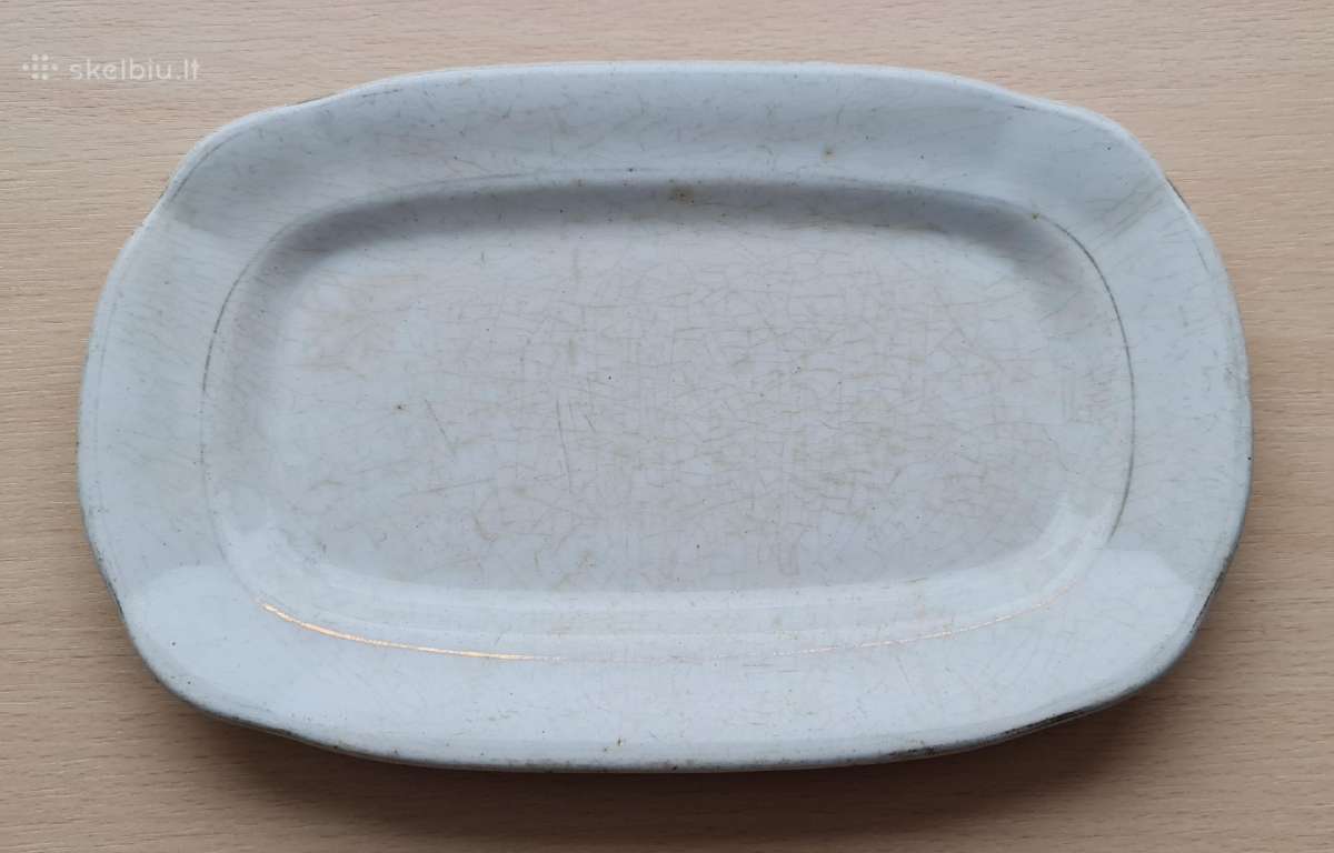 Antikvarinė lėkšte 1937 m, Ryga, Kuznecov f-ka