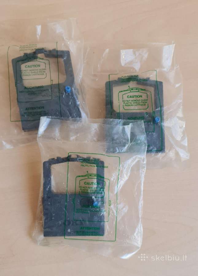 Kasetės Oki 24-pin adatiniam spausdintuvui, 3 vnt