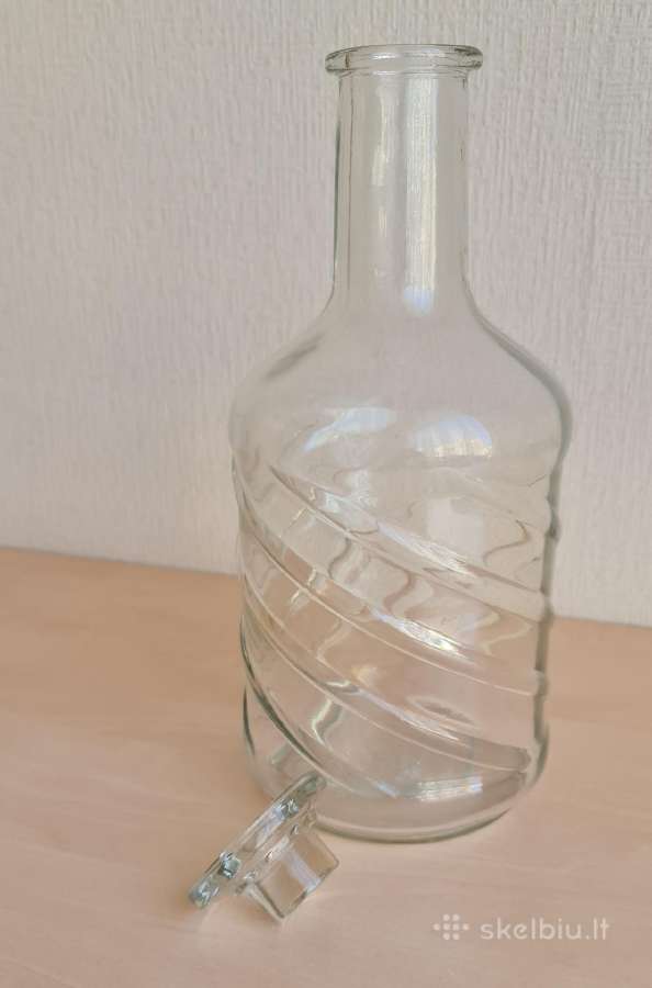 Grafinas 1.5 ltr, TSRS laiku, stiklas - nuotraukos Nr. 4