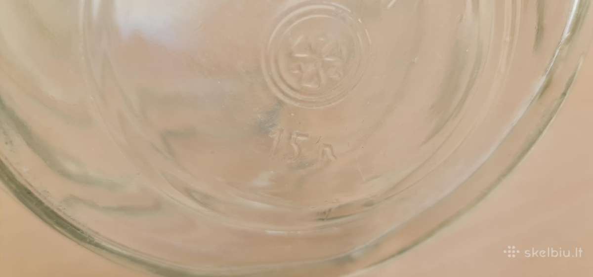 Grafinas 1.5 ltr, TSRS laiku, stiklas - nuotraukos Nr. 5