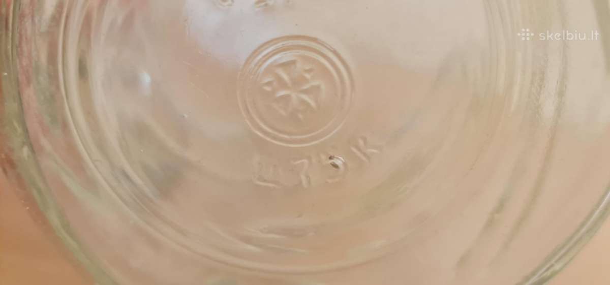 Grafinas 1.5 ltr, TSRS laiku, stiklas - nuotraukos Nr. 6