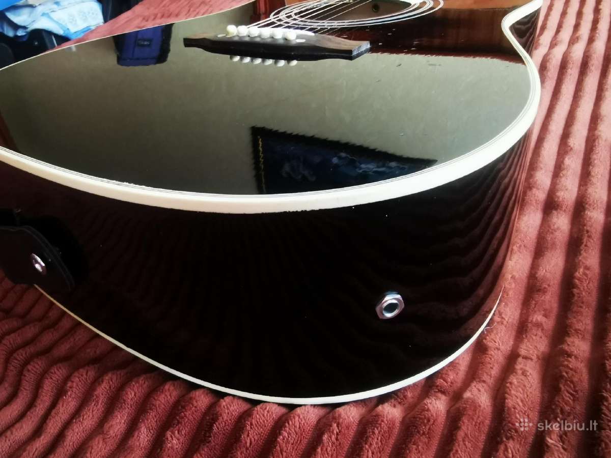 Akustinė gitara '' Harley Benton''su igarsinimu - nuotraukos Nr. 3