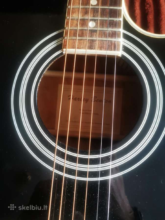 Akustinė gitara '' Harley Benton''su igarsinimu - nuotraukos Nr. 4