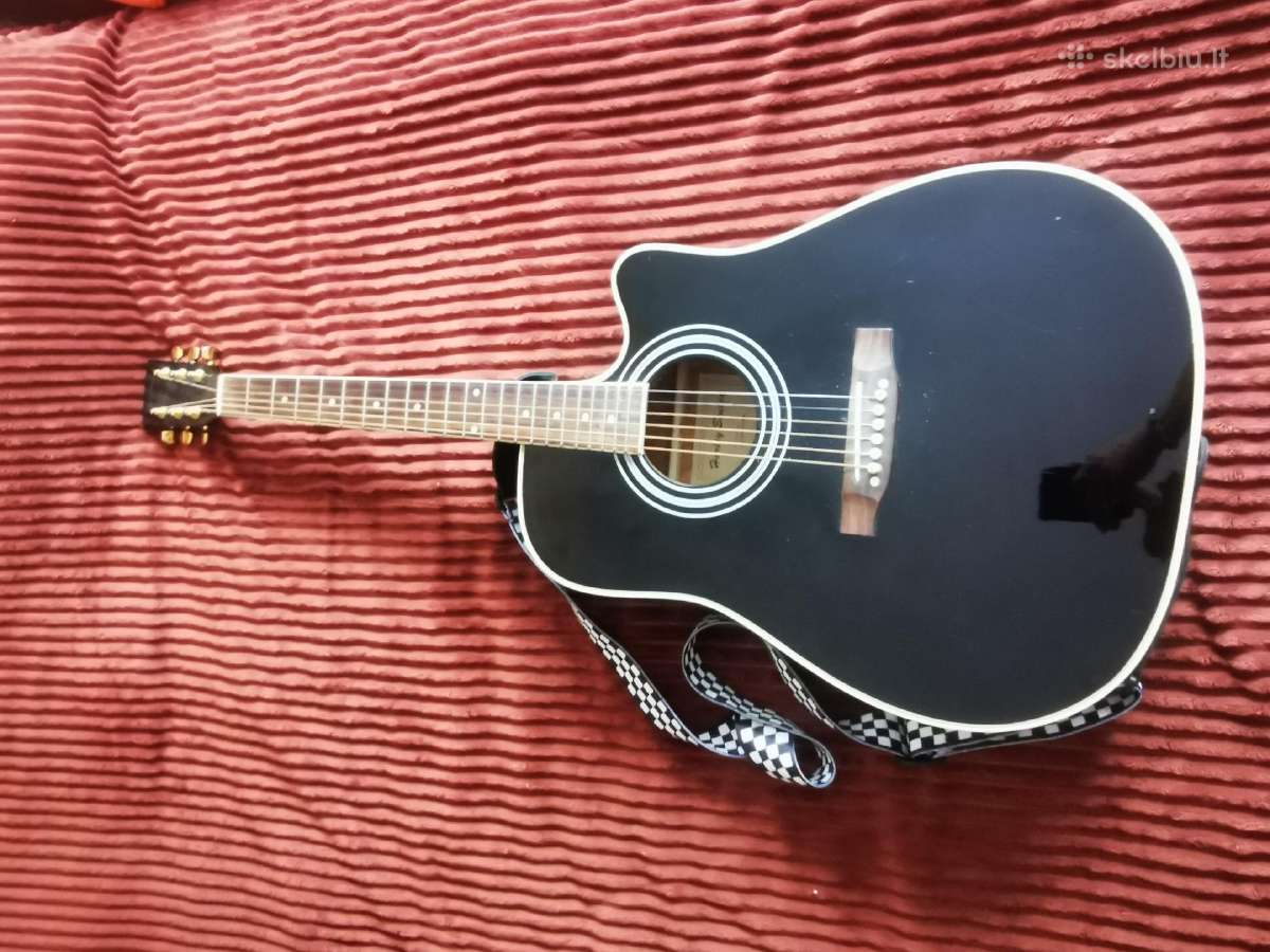 Akustinė gitara '' Harley Benton''su igarsinimu - nuotraukos Nr. 5