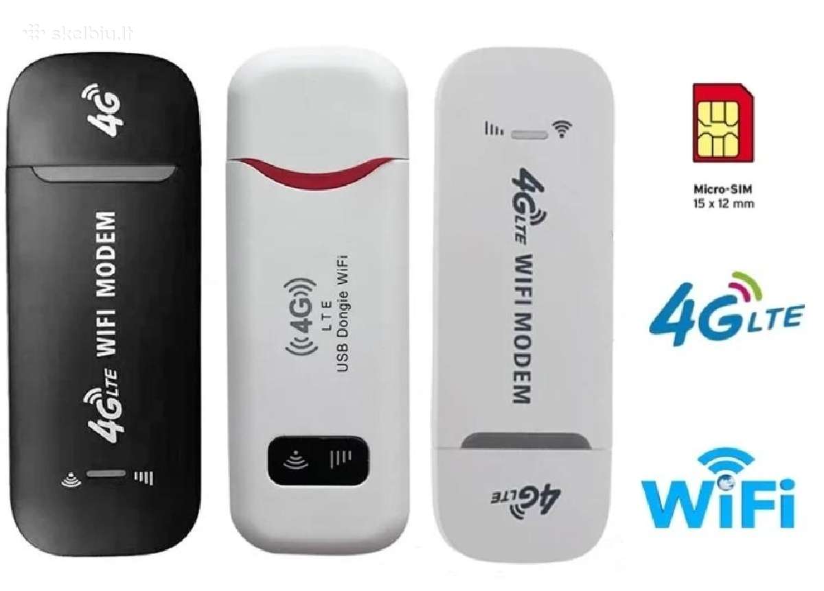 Modemas, Wi-fi, dedasi sim