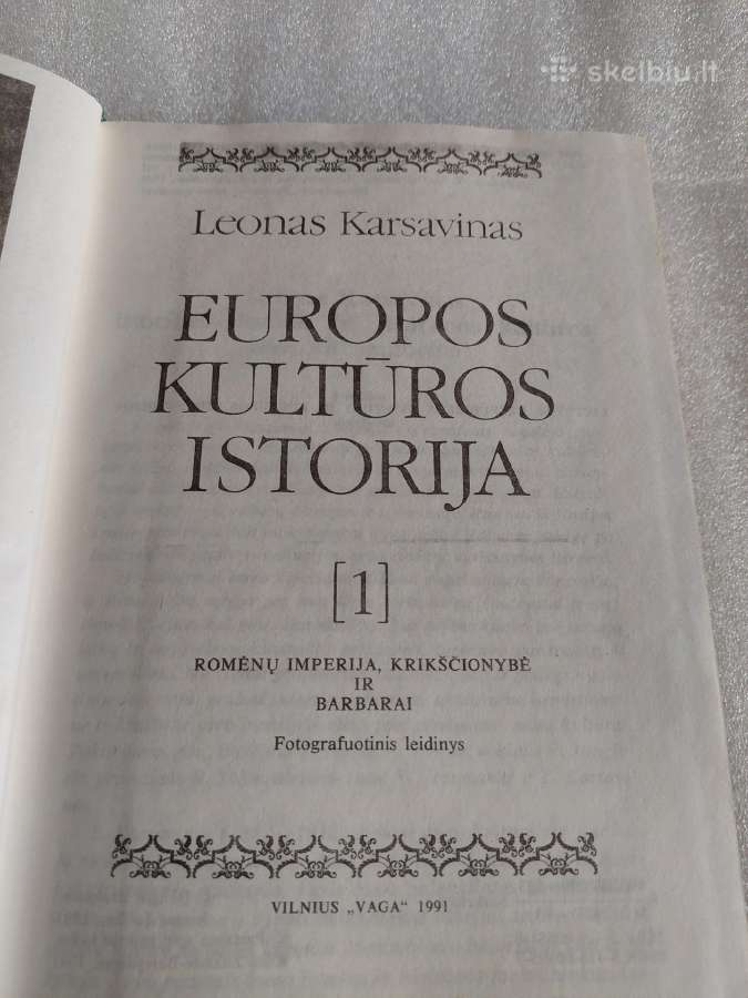 Europos kultūros istorija - nuotraukos Nr. 2