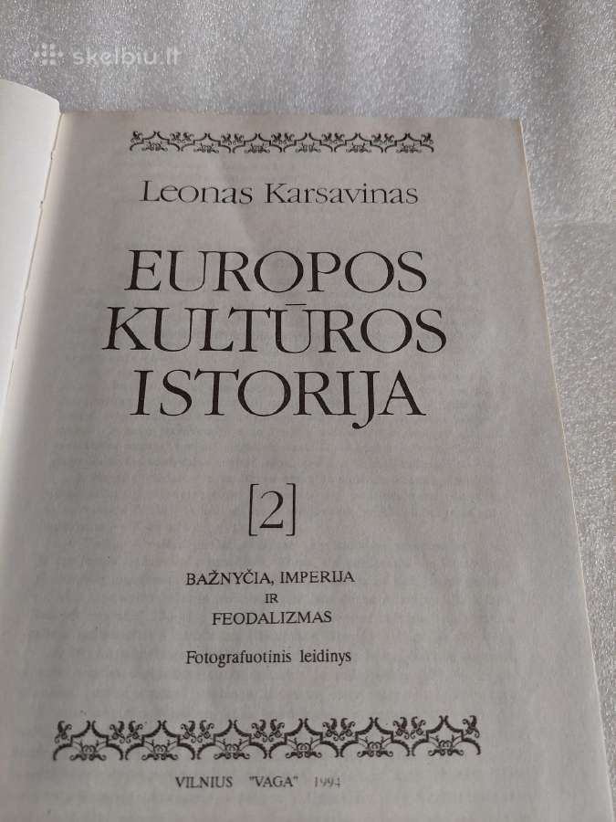Europos kultūros istorija - nuotraukos Nr. 3