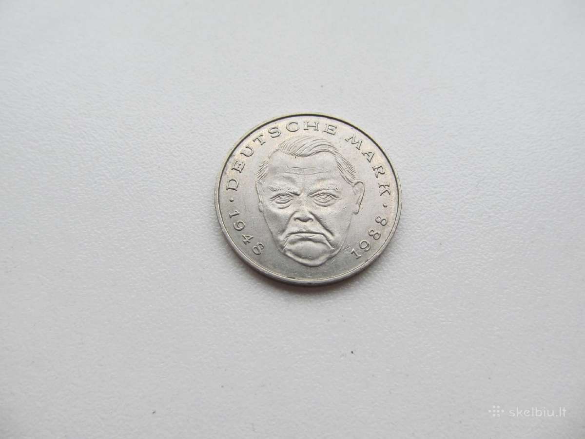 2 markės , Vokietija , 1988 G