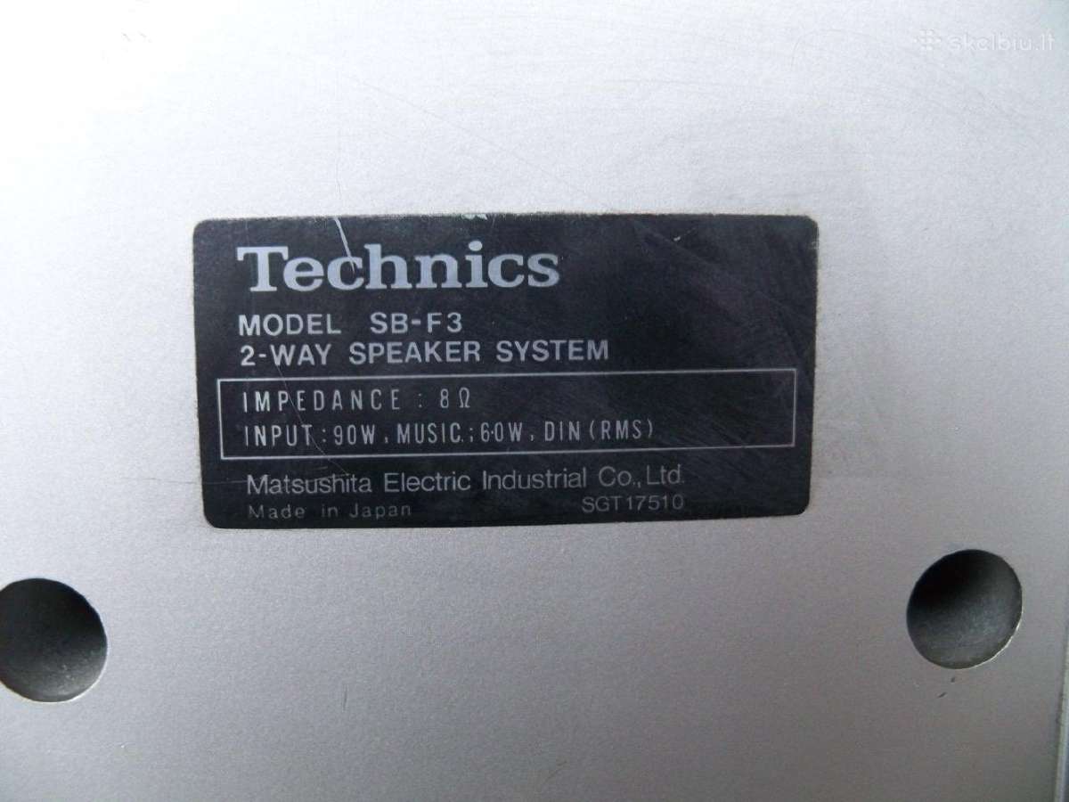 Technics SB-ex3. SB-ex2. SB-f3. SB-f33. - nuotraukos Nr. 29