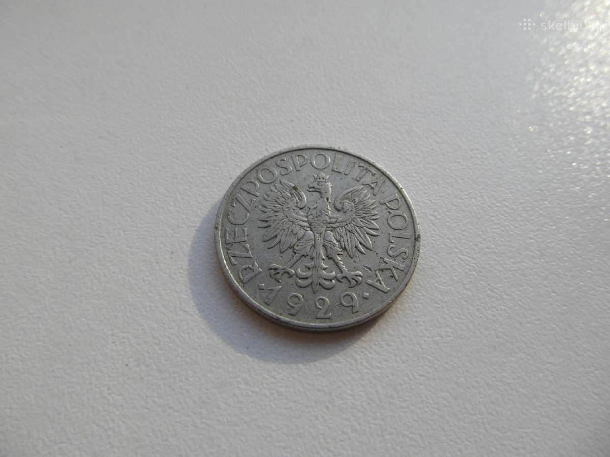 1 zloty , Lenkija , 1929 - nuotraukos Nr. 2