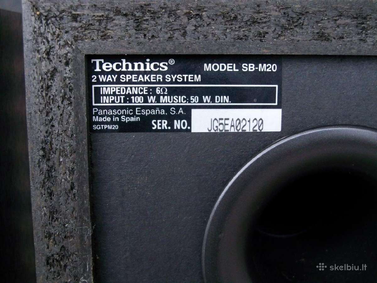 Technics SB-m01. SB-x3. SB-x1. SB-m20. Report. - nuotraukos Nr. 29