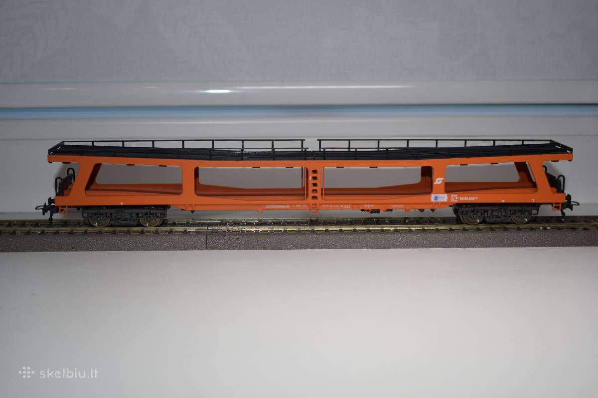 Fleischmann auto vagonas + 8 auto M 1:87 (H0)