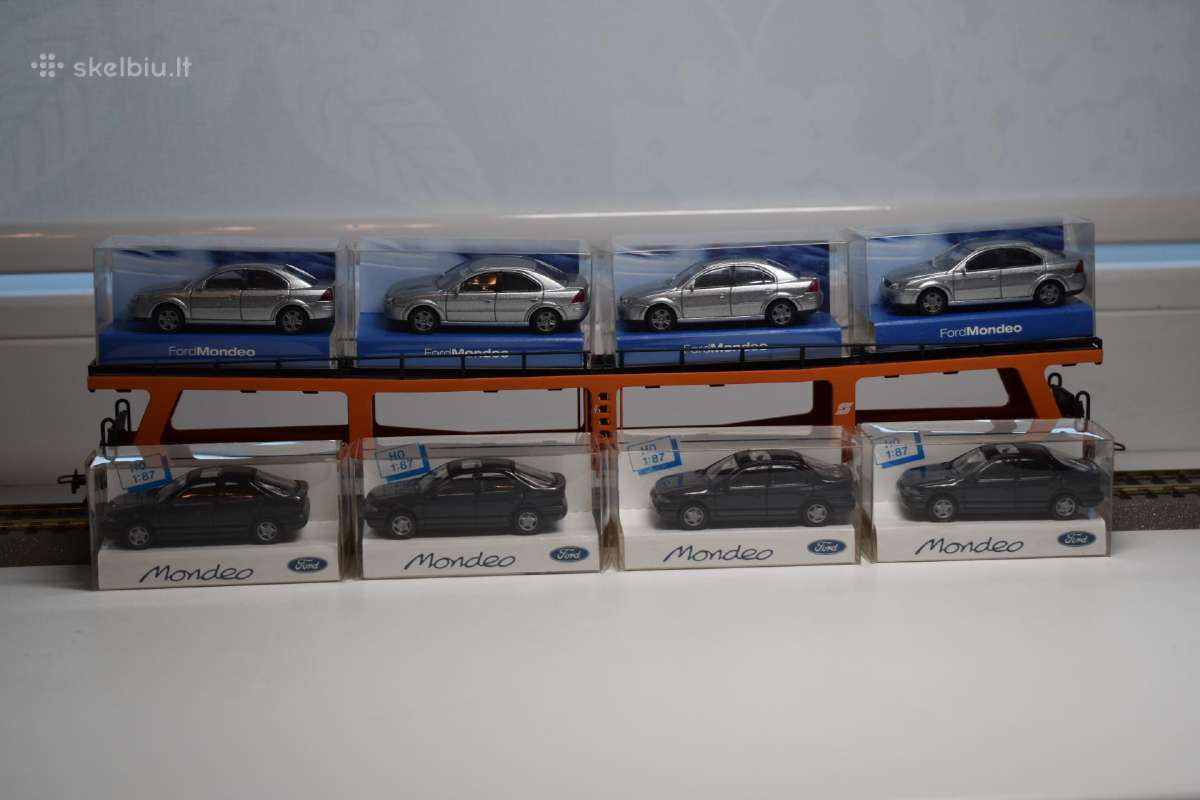 Fleischmann auto vagonas + 8 auto M 1:87 (H0) - nuotraukos Nr. 2