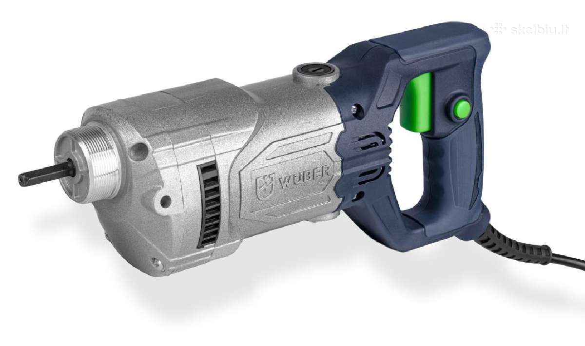 Giluminis betono vibratorius Wuber 1300w - nuotraukos Nr. 2