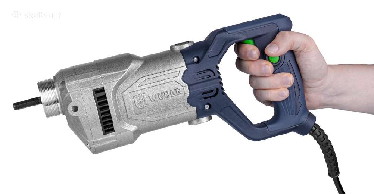 Giluminis betono vibratorius Wuber 1300w - nuotraukos Nr. 9