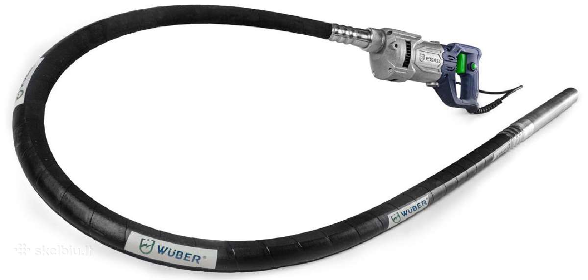 Giluminis betono vibratorius Wuber 1300w - nuotraukos Nr. 12