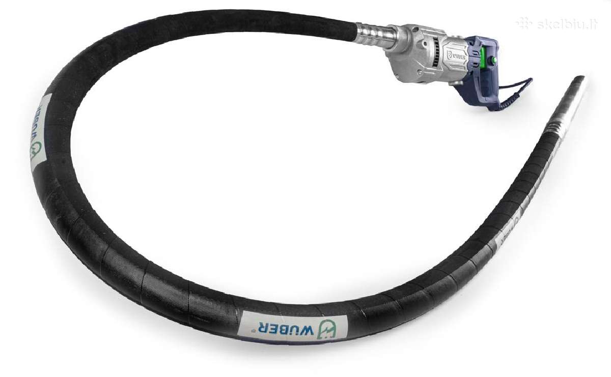 Giluminis betono vibratorius Wuber 1300w - nuotraukos Nr. 13
