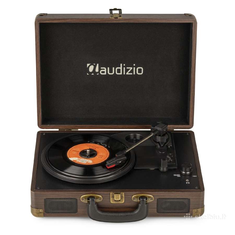 Audizio Rp114w patefonas - lagaminas rudas medis - nuotraukos Nr. 2