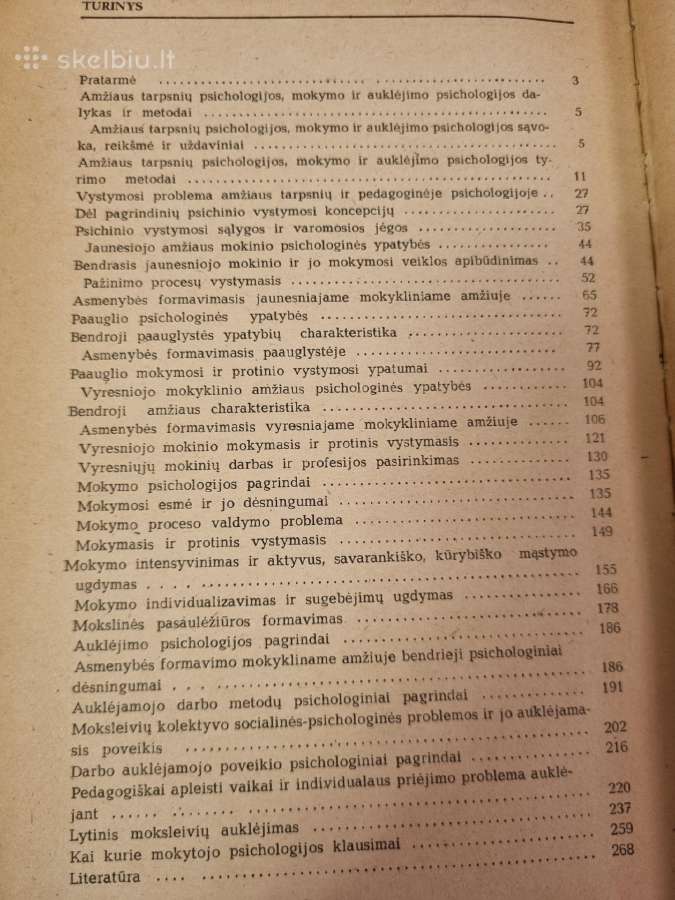 Moksleivių mokymo ir auklėjimo psichologija - nuotraukos Nr. 3