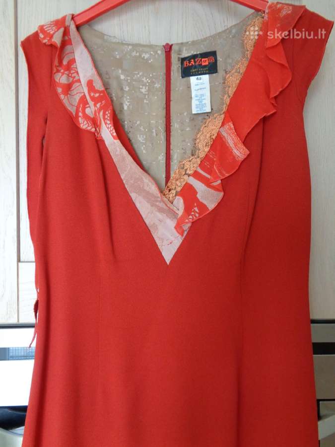 Christian Lacroix raudona suknelė - nuotraukos Nr. 7
