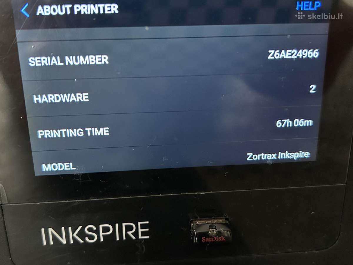 Zortrax Inkspire 3D spausdintuvas - nuotraukos Nr. 4
