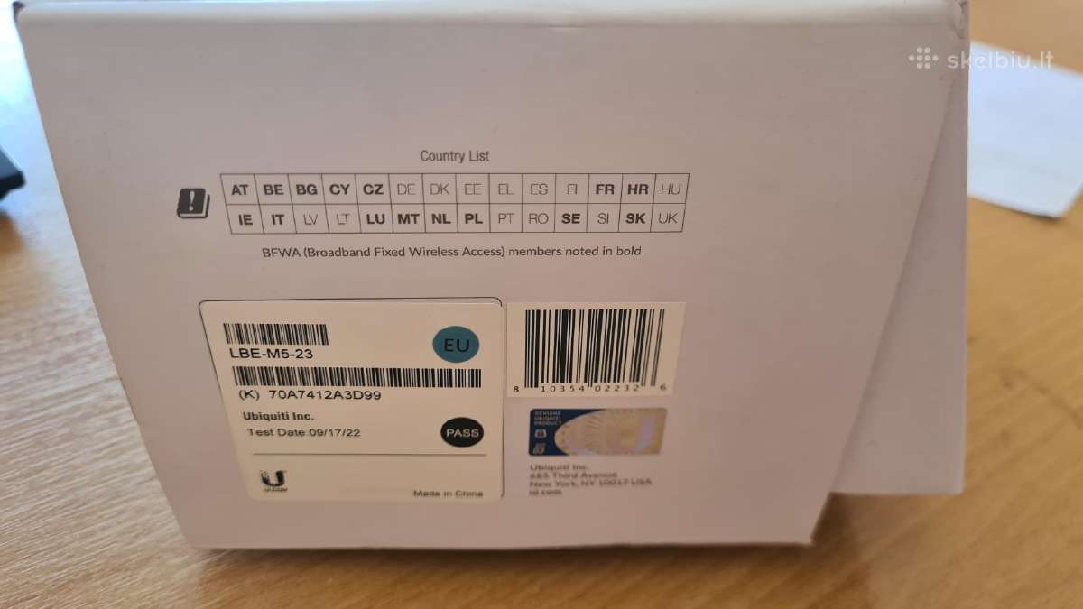 Antena Ubiquiti M5 Lbe-m5-23 - nuotraukos Nr. 2