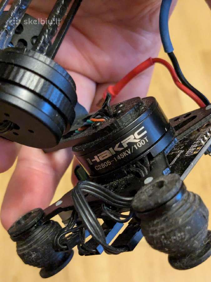 3 ašių drono kameros stabilizatorius - nuotraukos Nr. 2