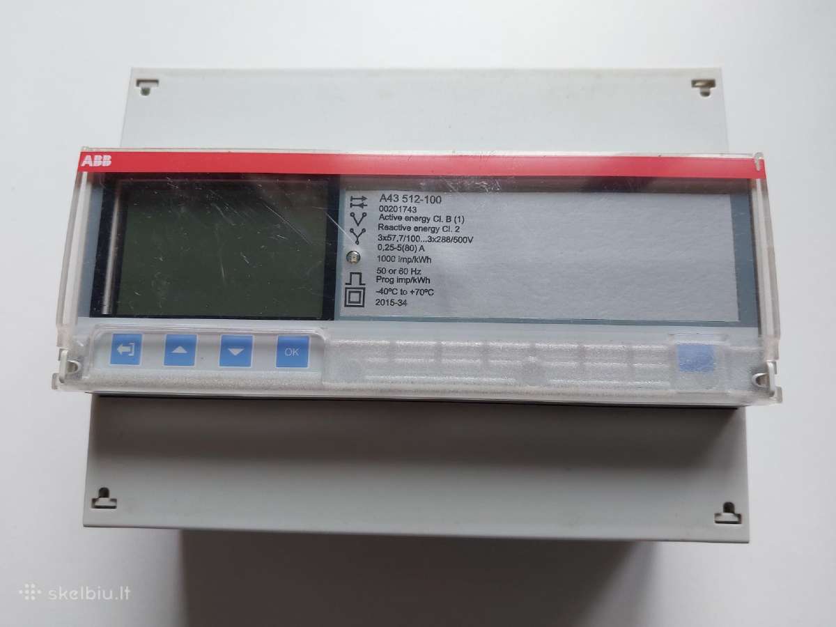 Elektros apskaitos prietaisas Abb A43 512-100