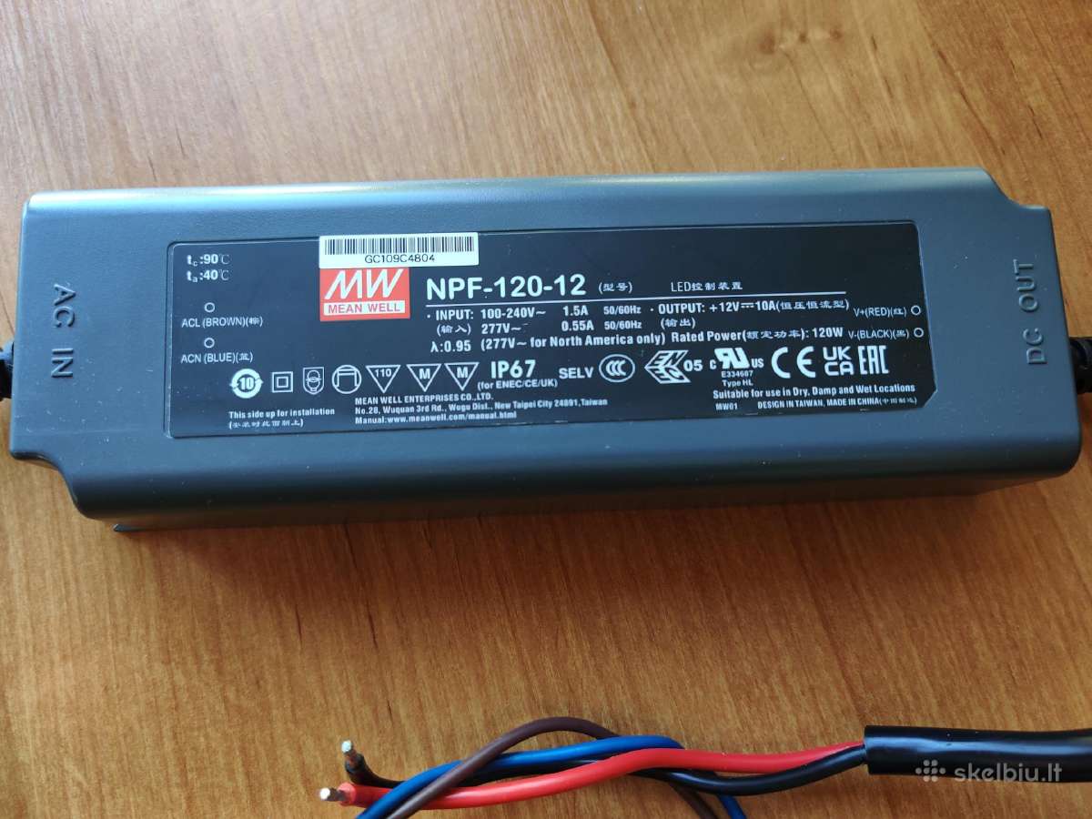 LED vairuotojas Npf-120-12