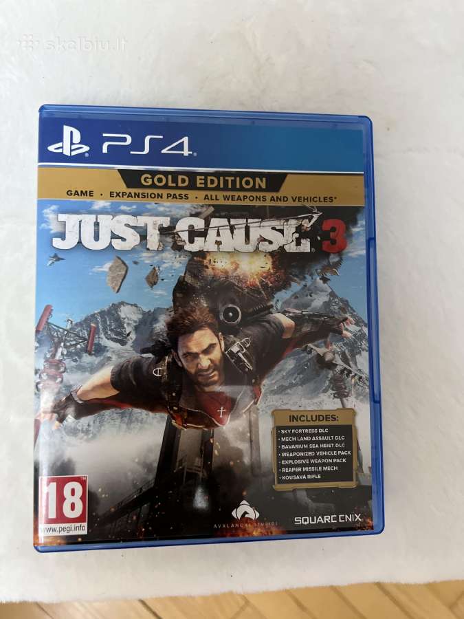 Ps4 zaidimas Just cause 3 Gold edition