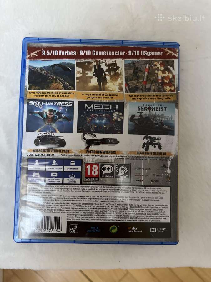 Ps4 zaidimas Just cause 3 Gold edition - nuotraukos Nr. 2