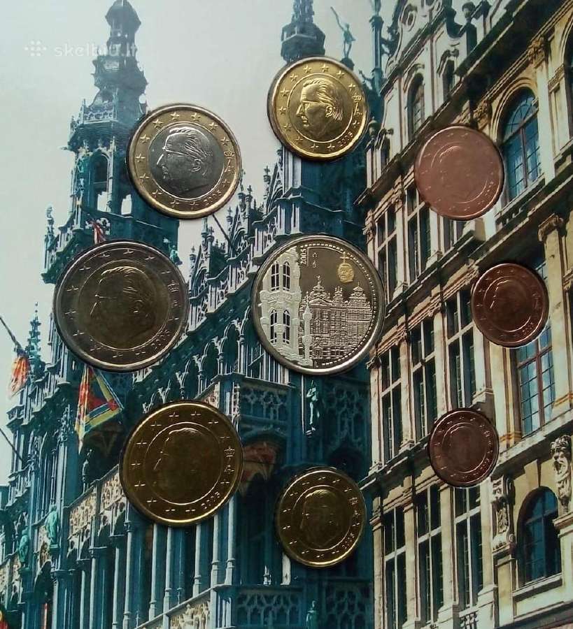 Belgija 2005 m. - eurų rinkinys Bu Fdc Grand Place - nuotraukos Nr. 2