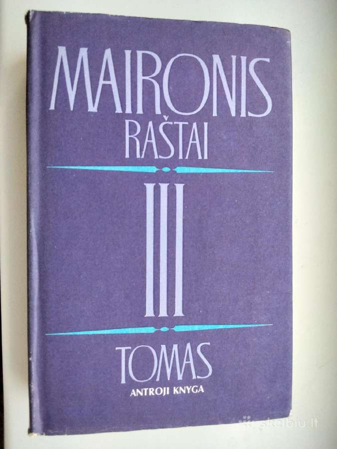 Maironis. Raštai. Trečias tomas(1-2 knygos) - nuotraukos Nr. 9