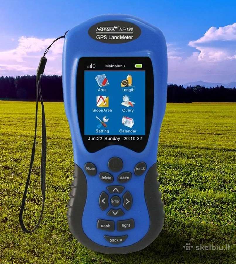 Daug modelių! GPS žemės ploto matuoklis Noyaf N198 - nuotraukos Nr. 2
