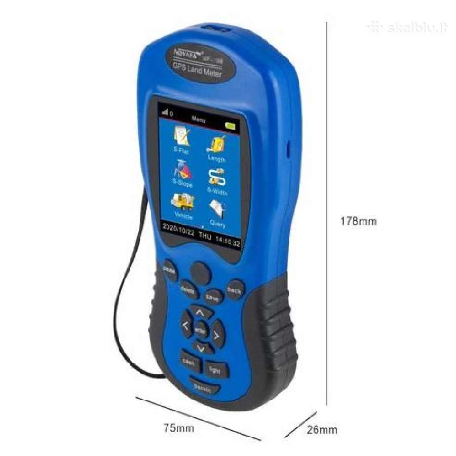 Daug modelių! GPS žemės ploto matuoklis Noyaf N198 - nuotraukos Nr. 4