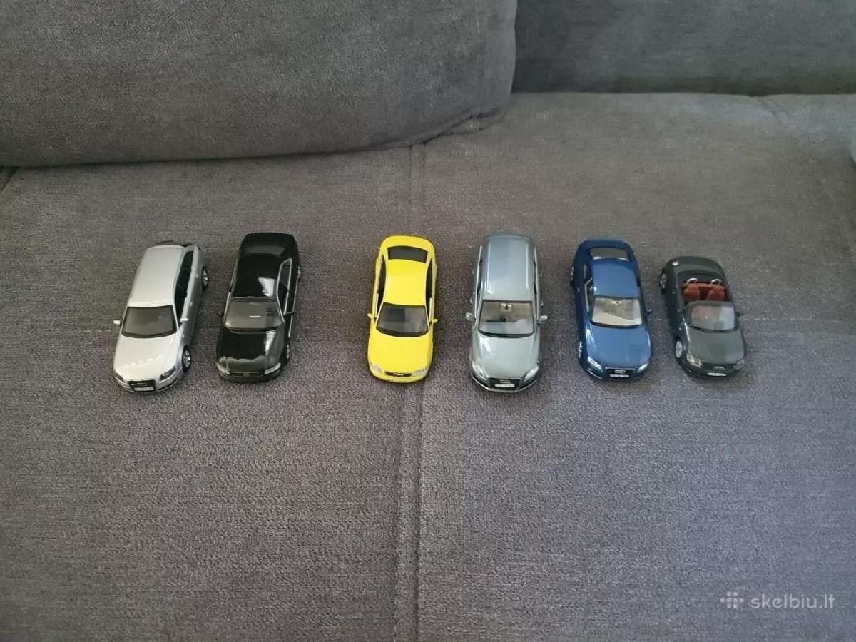 Audi a6 a8 q7 a5 TT 1:43 minichamps modeliukai