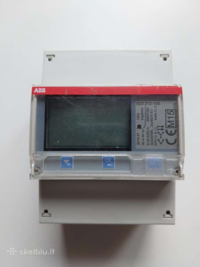 Elektros apskaitos prietaisas Abb B23 212-100 - nuotraukos Nr. 2