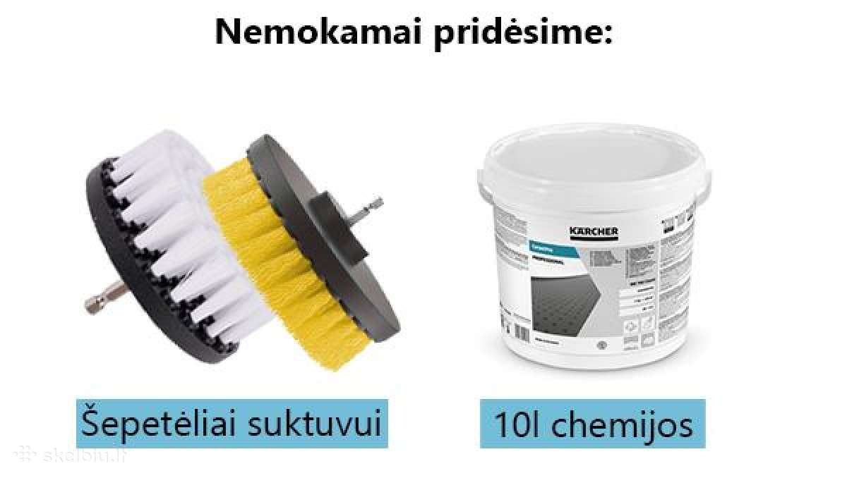 Reik pigiau? Plaunamo siurblio nuoma 15€/d; Įranga - nuotraukos Nr. 6