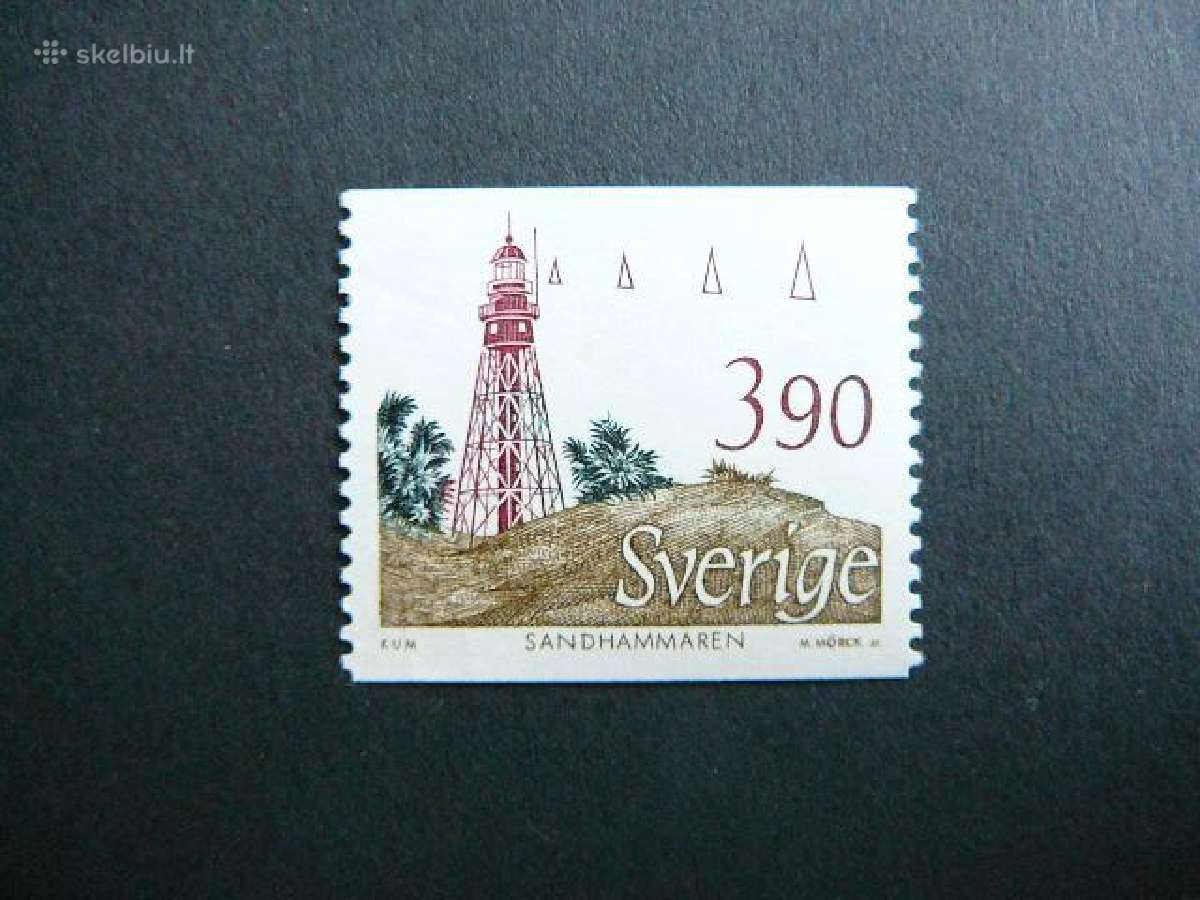 Svyturiai Svedija 1989 Mnh svd377