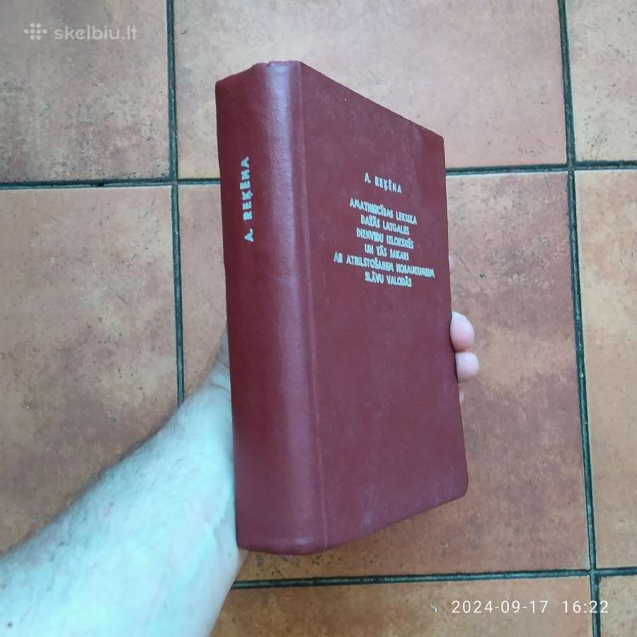 A. Rekena "Amatnicibas leksika" 1975 gad - nuotraukos Nr. 2