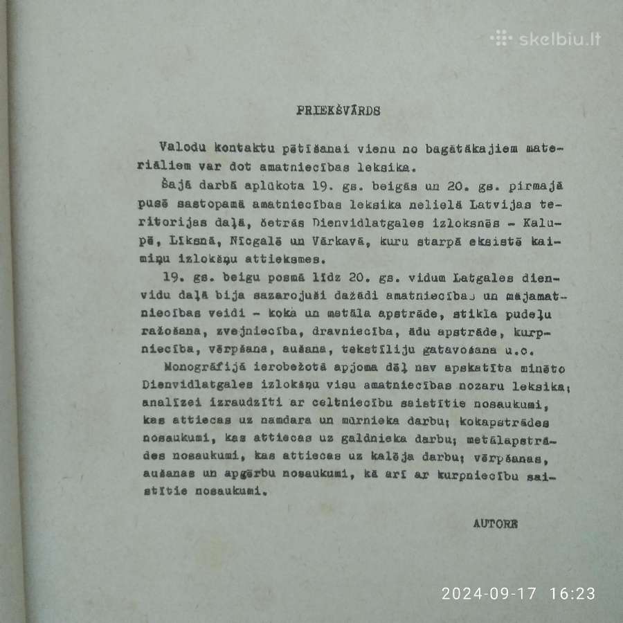 A. Rekena "Amatnicibas leksika" 1975 gad - nuotraukos Nr. 5