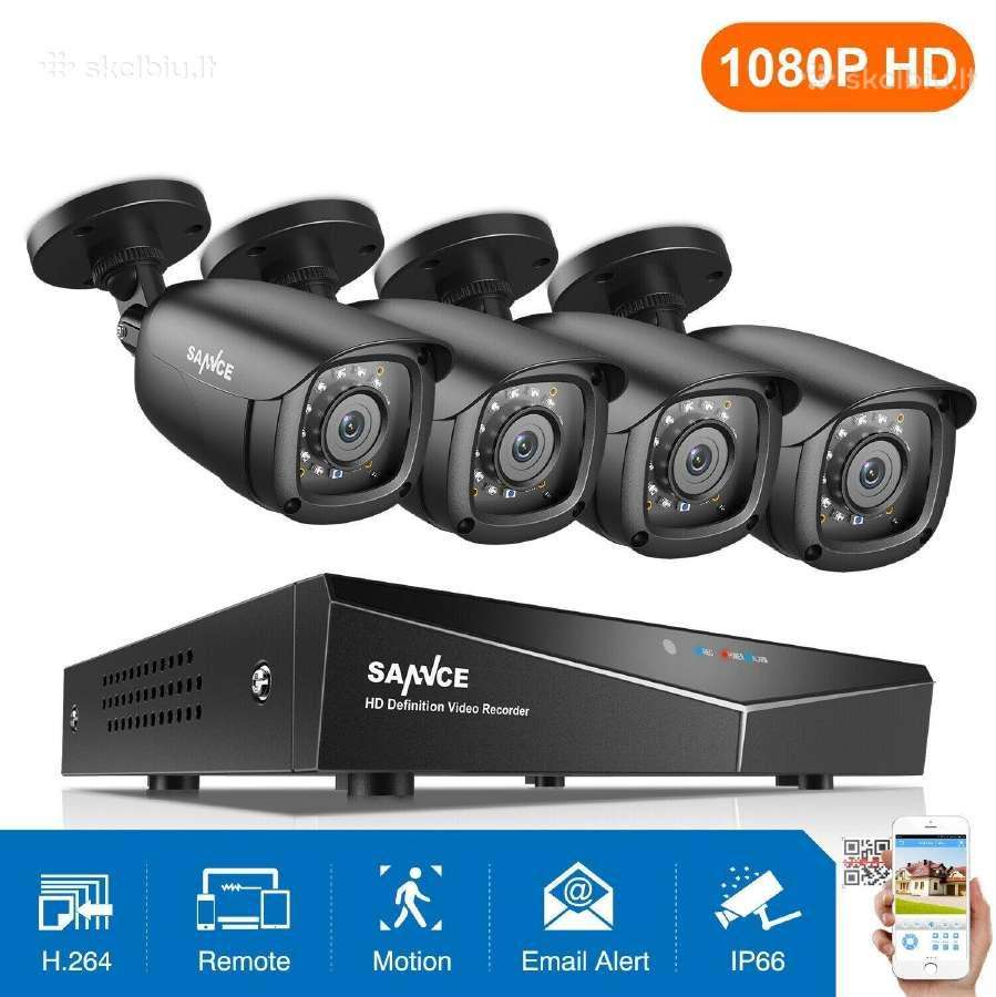 2024m! Full HD WiFi lauko vaizdo kamera sirena - nuotraukos Nr. 30