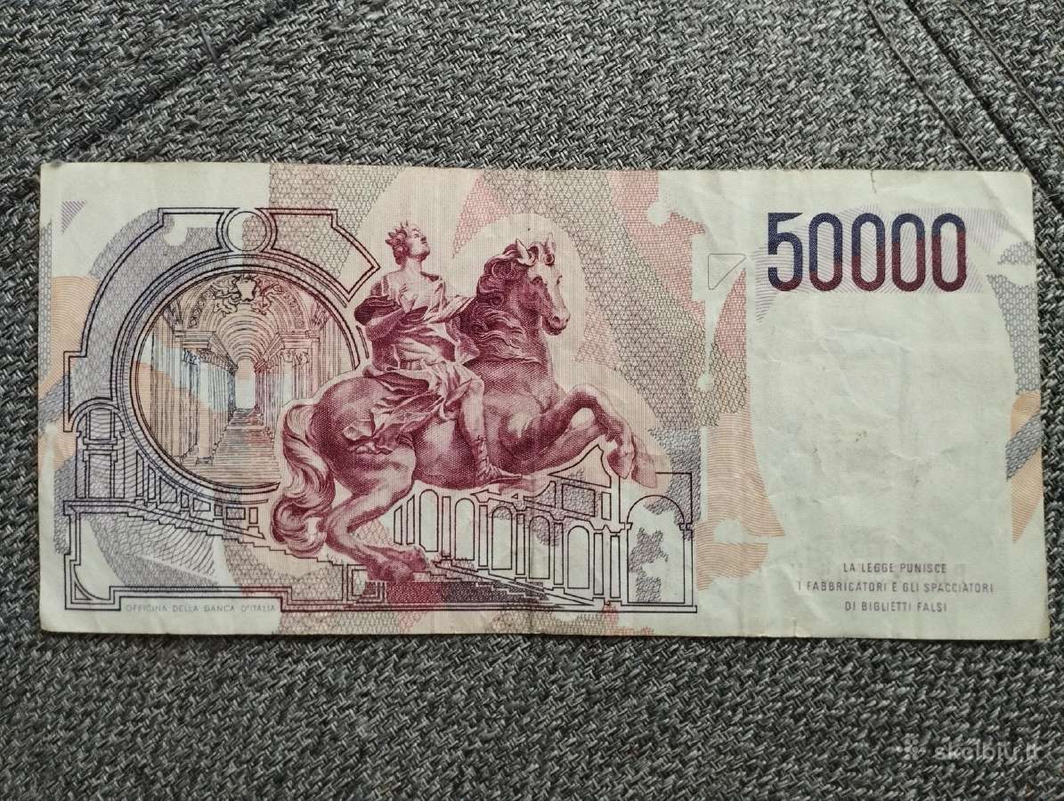 Italijos 50000 lirų 1983m. - nuotraukos Nr. 2