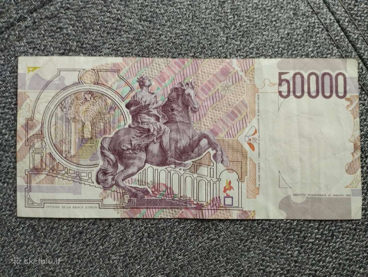 Italijos 50000 lirų 1992m. - nuotraukos Nr. 2