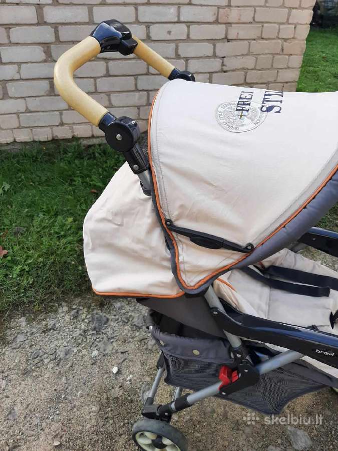 Sėdimas vežimėlis,naudotas 1 vaikui. - nuotraukos Nr. 4