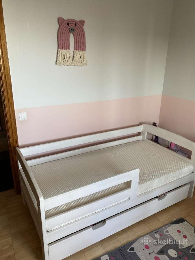 Lovytė su stalčiumi ir čiužiniu - nuotraukos Nr. 3