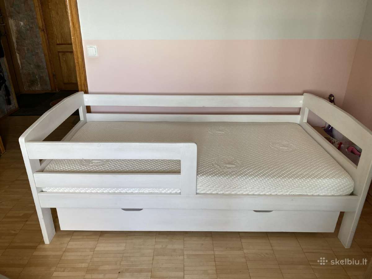 Lovytė su stalčiumi ir čiužiniu - nuotraukos Nr. 7