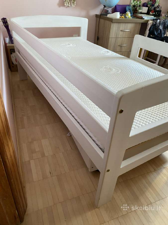 Lovytė su stalčiumi ir čiužiniu - nuotraukos Nr. 13