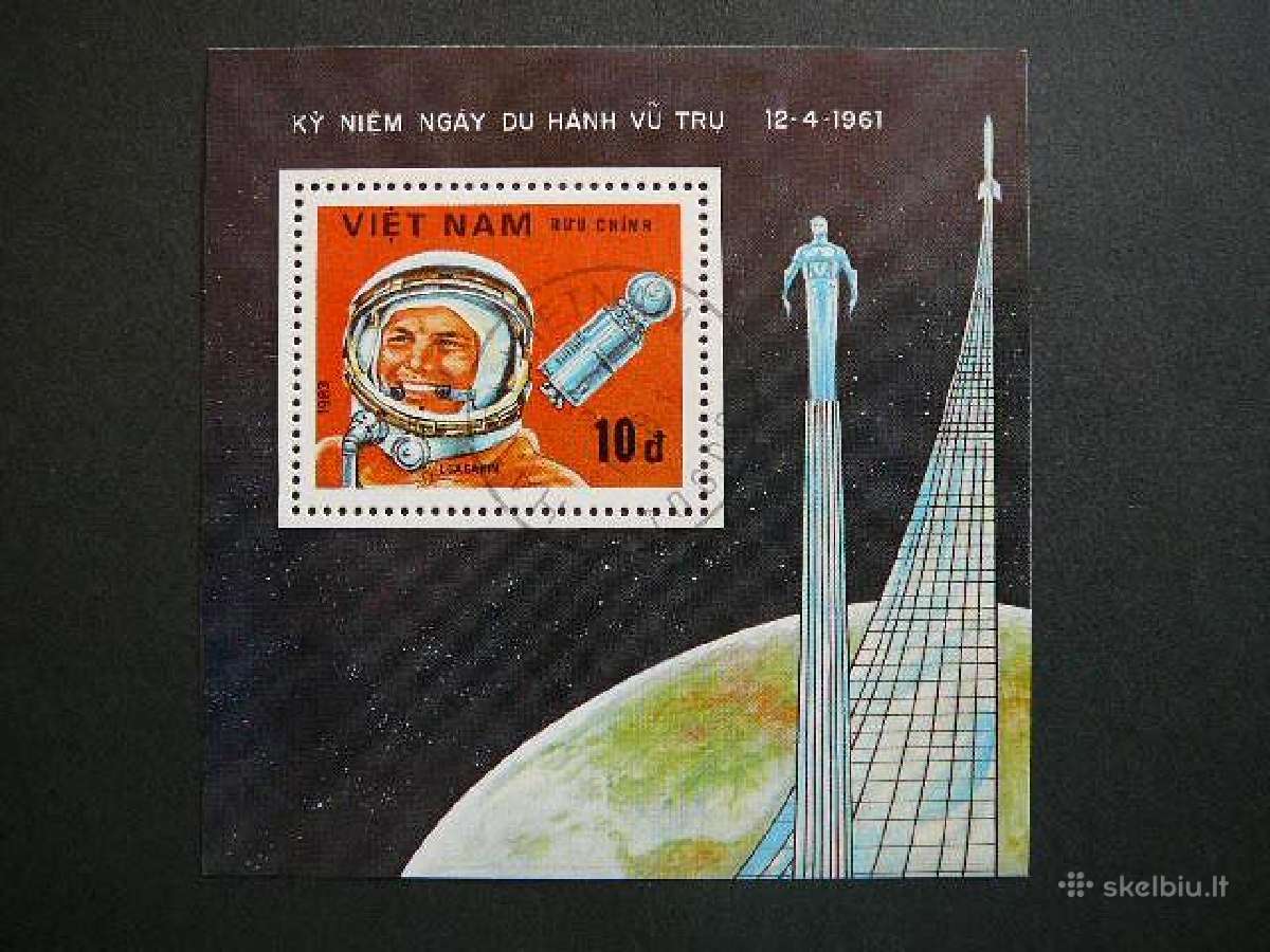Kosmosas Gagarinas Vietnamas 1983 antsp. vt938