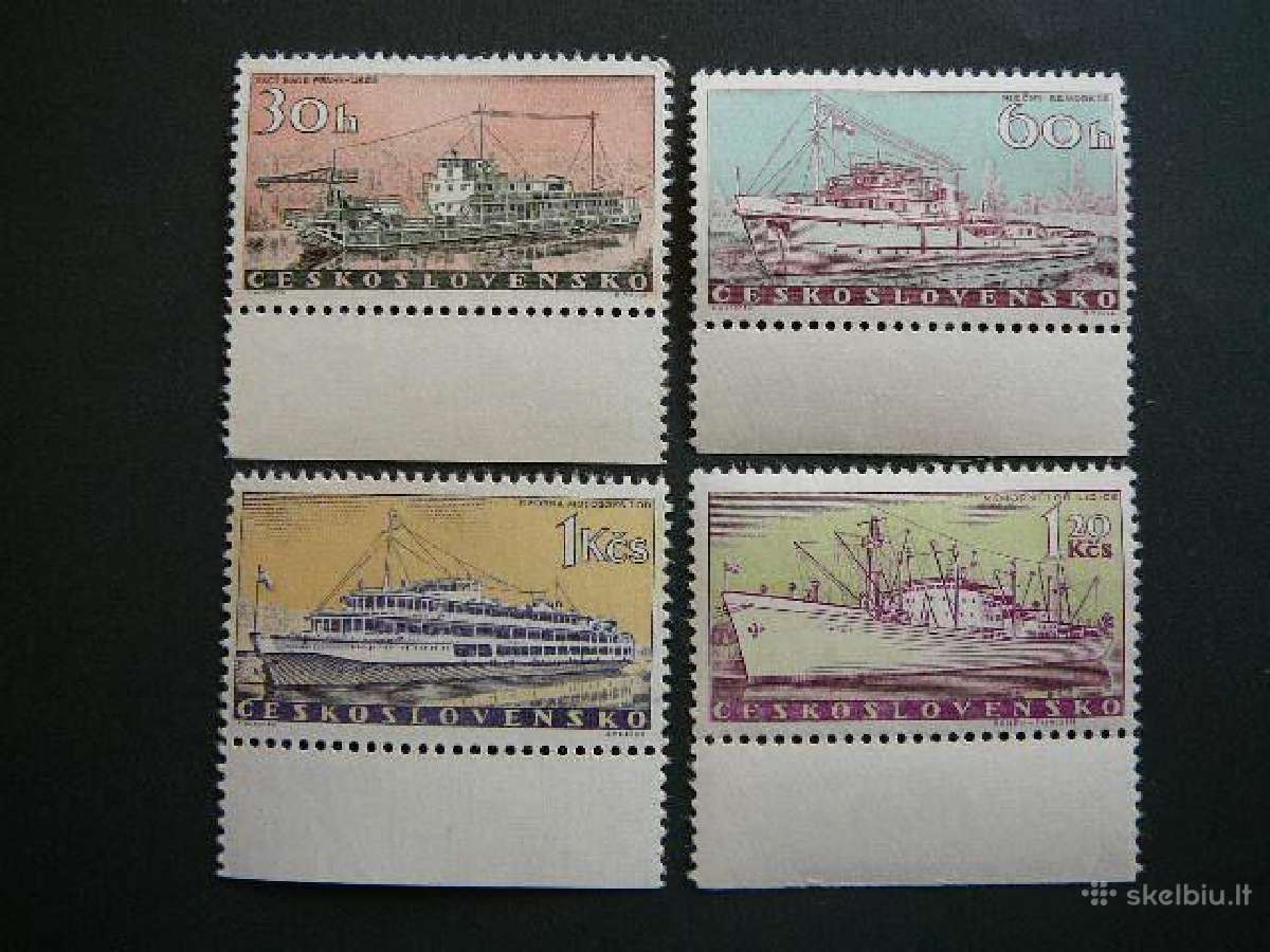 Cekoslovakija Laivai 1960 Mnh ck1179